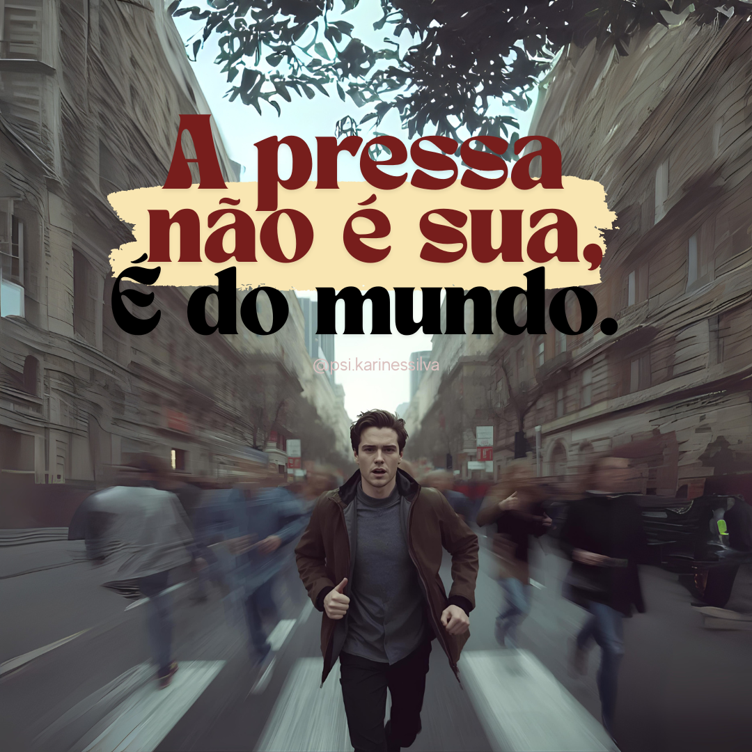 Não é falta de tempo, é excesso de exigência